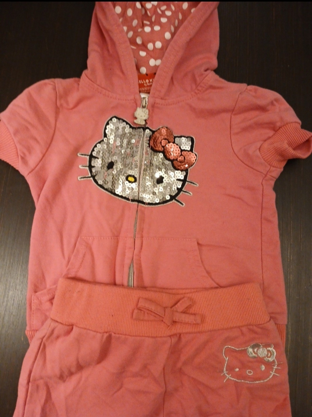 Hello Kitty Pink Sequin Outfit for Kids